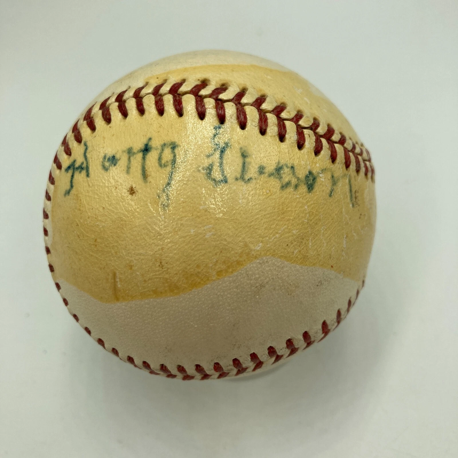 Harry Gleason Single Signed 1950s Official American League Harridge Baseball JSA