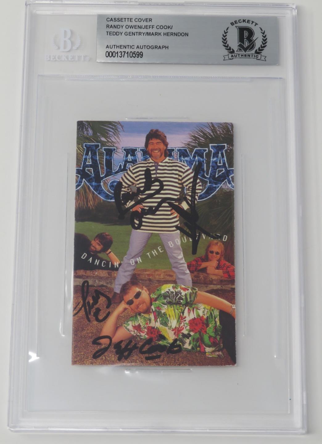 ALABAMA (Group Band) Signed Autograph 