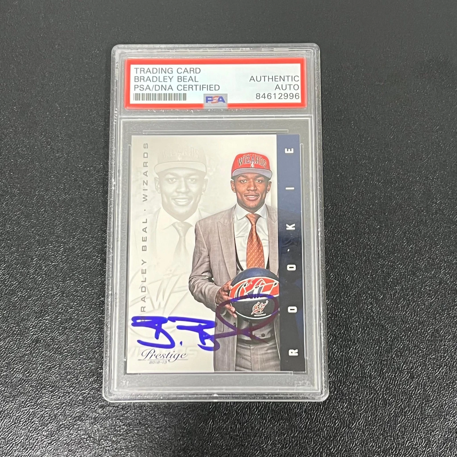 2012-13 Panini Prestige #212 Bradley Beal Signed Card AUTO 10 PSA Slabbed