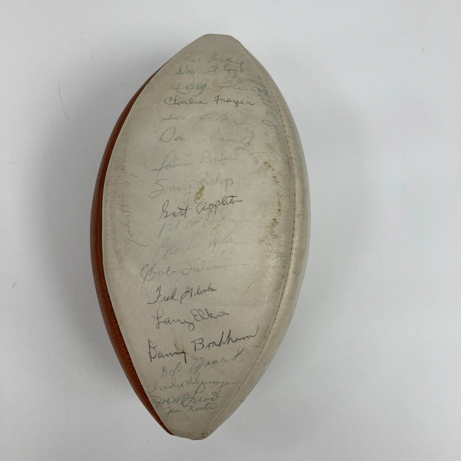 1966 Houston Oilers Team Signed Spalding Official AFL Football