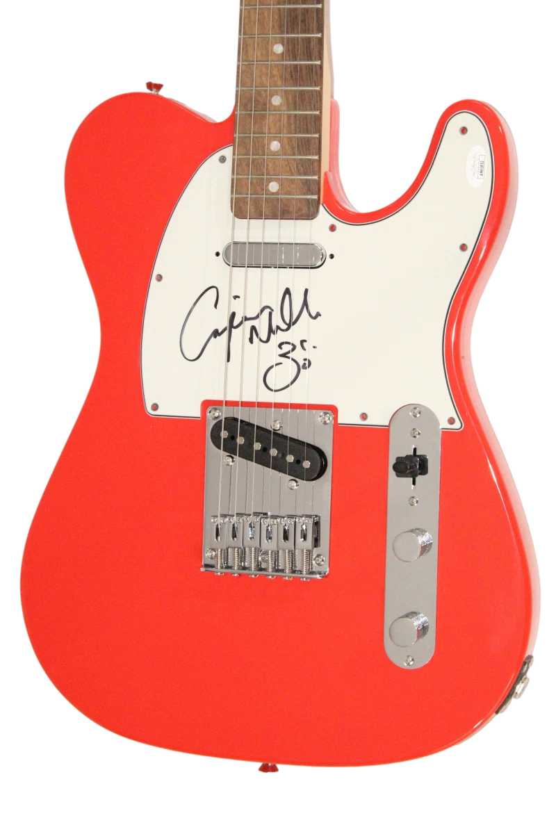 Crispian Mills Kula Shaker Signed Autograph Fender Telecaster Guitar - JSA COA