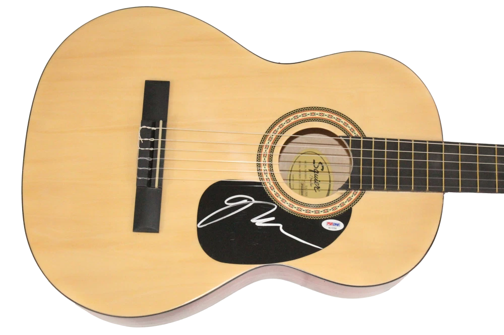 Jared Followill Kings of Leon Signed Autograph Fender Acoustic Guitar w/ PSA COA