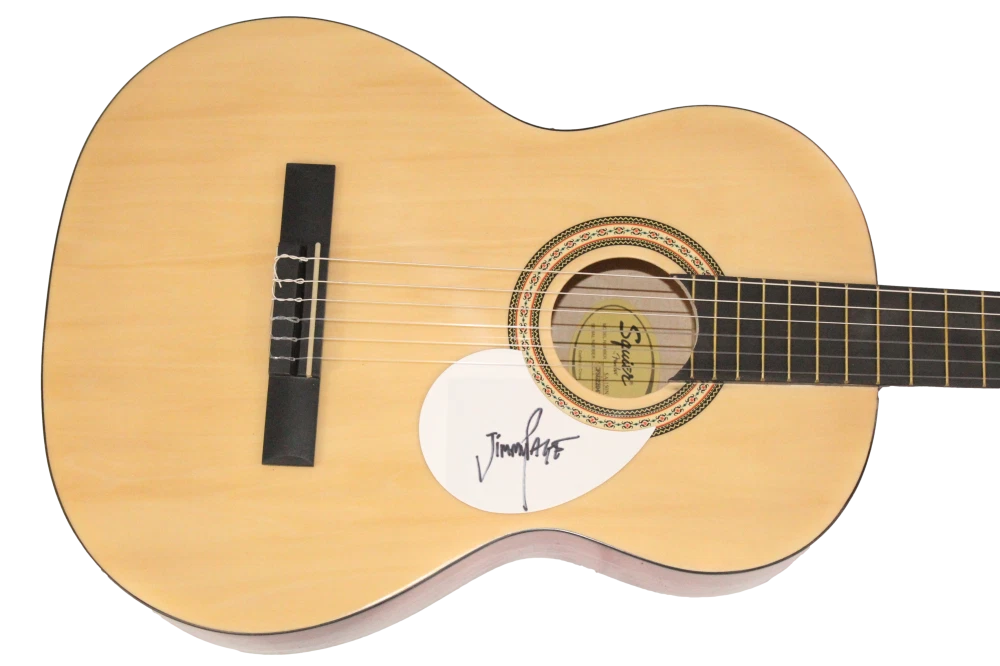 Jimmy Page Led Zeppelin Signed Autograph Fender Acoustic Guitar w/ JSA COA