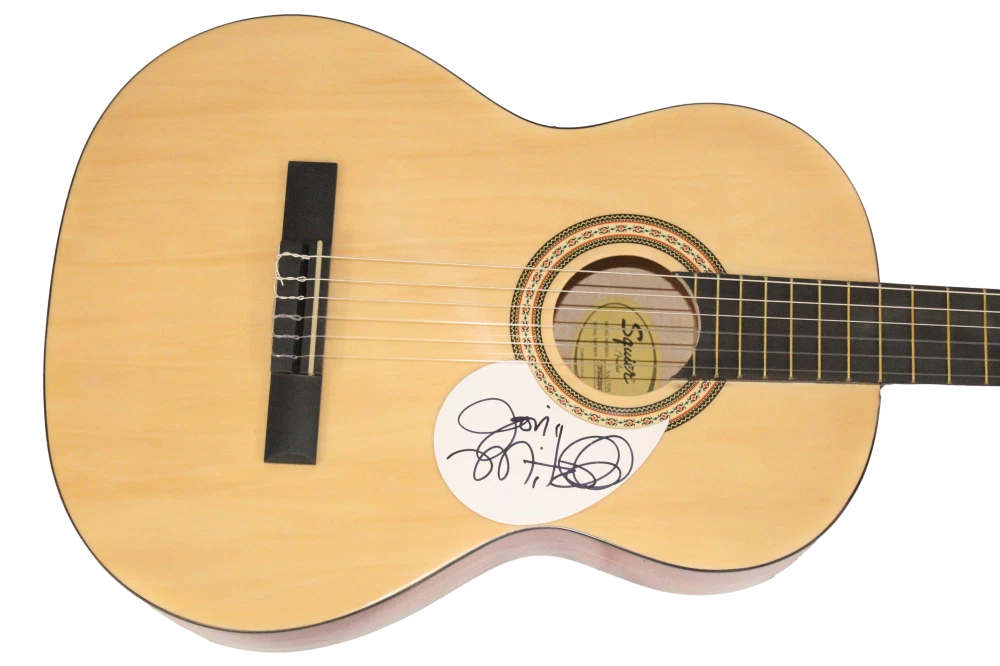 Joni Mitchell Signed Autograph Fender Acoustic Guitar - Folk Rock Icon JSA COA