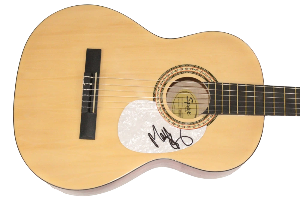 Matt Bellamy MUSE Signed Autograph Fender Acoustic Guitar The Resistance JSA COA