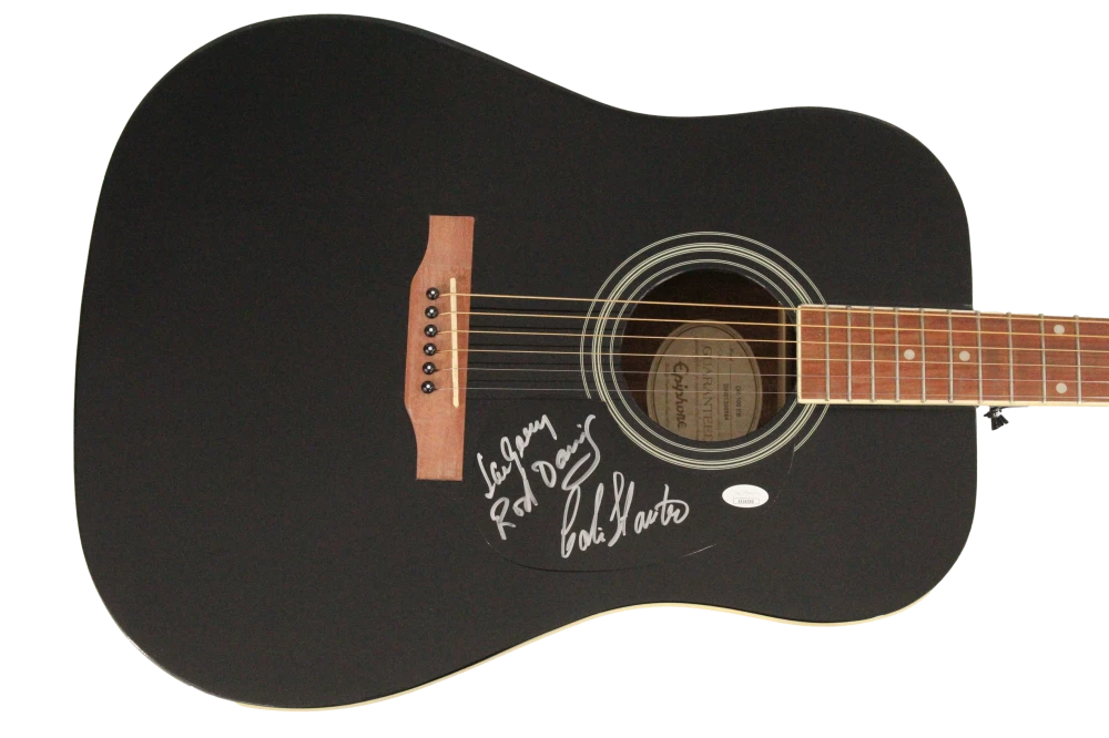The Quarrymen Signed Autograph Epiphone Guitar John Lennon Original Band w/ JSA
