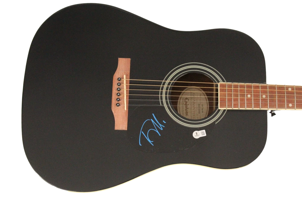 Tom Morello Signed Autograph Gibson Acoustic Guitar Rage Against the Machine BAS