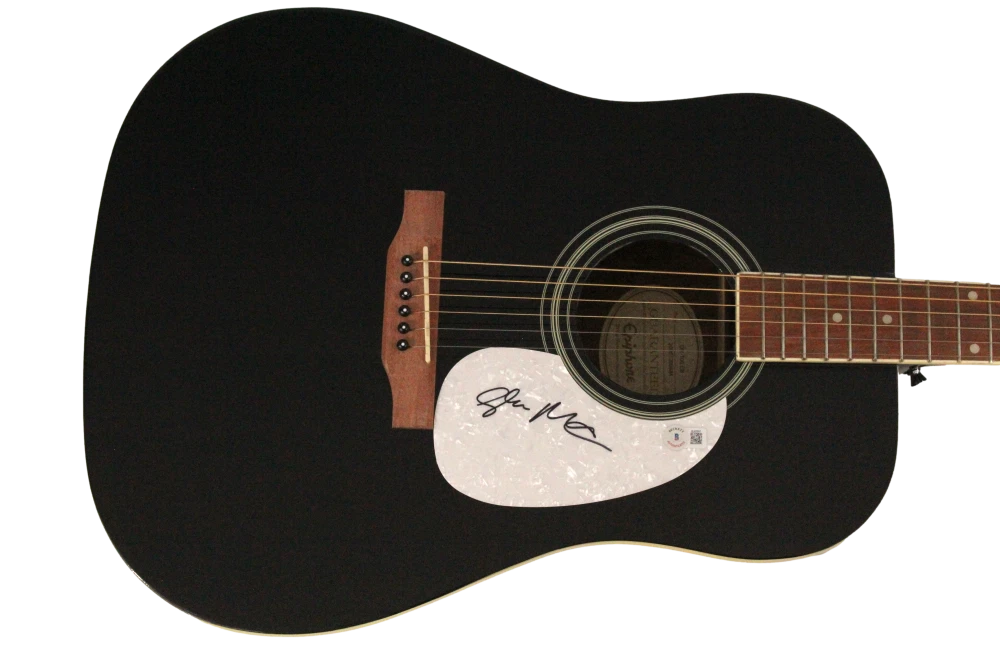Glen Matlock Sex Pistols Signed Autograph Gibson Epiphone Acoustic Guitar w/ BAS