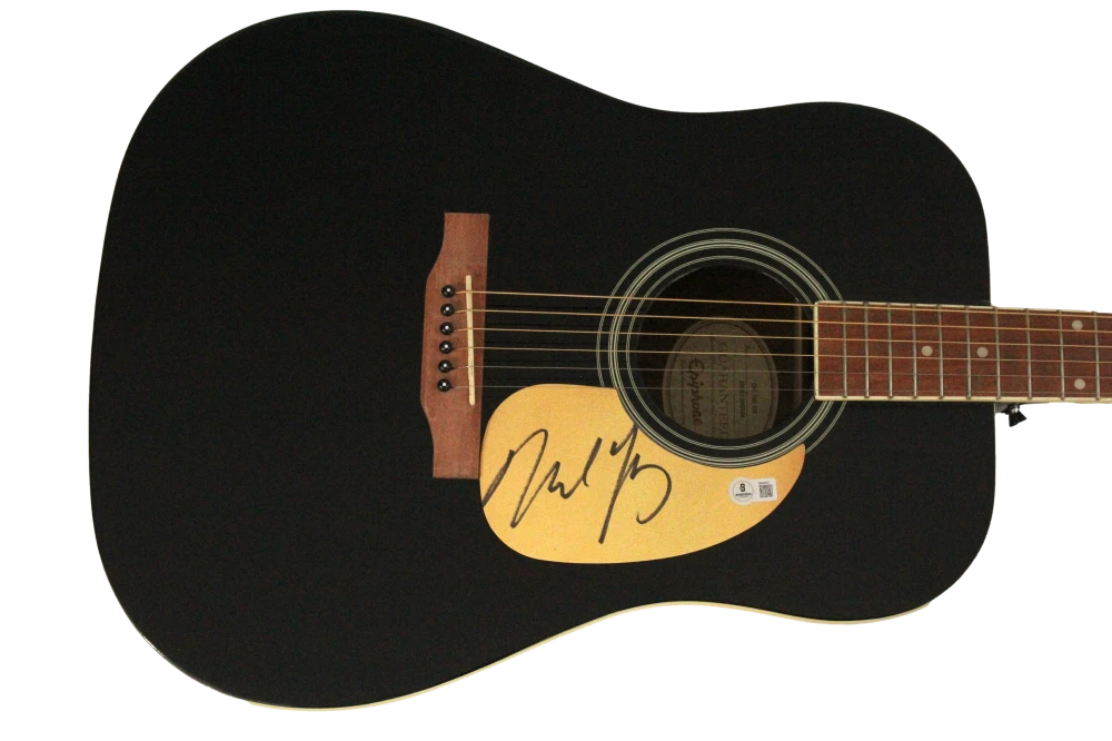 Neil Young Signed Autograph Gibson Epiphone Acoustic Guitar w/ Beckett COA