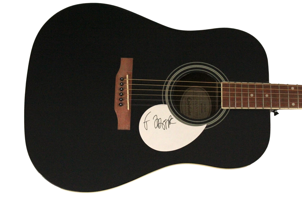 Frank Zappa Signed Autograph Gibson Epiphone Acoustic Guitar w/ Beckett COA