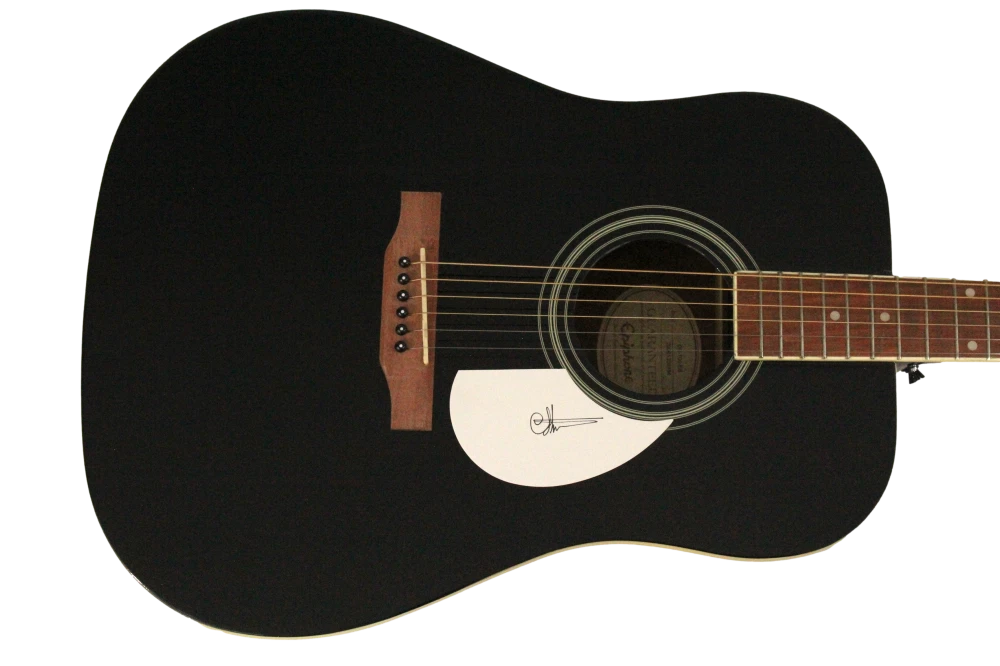 Yusuf Islam / Cat Stevens Signed Autograph Gibson Epiphone Guitar w/ Beckett COA