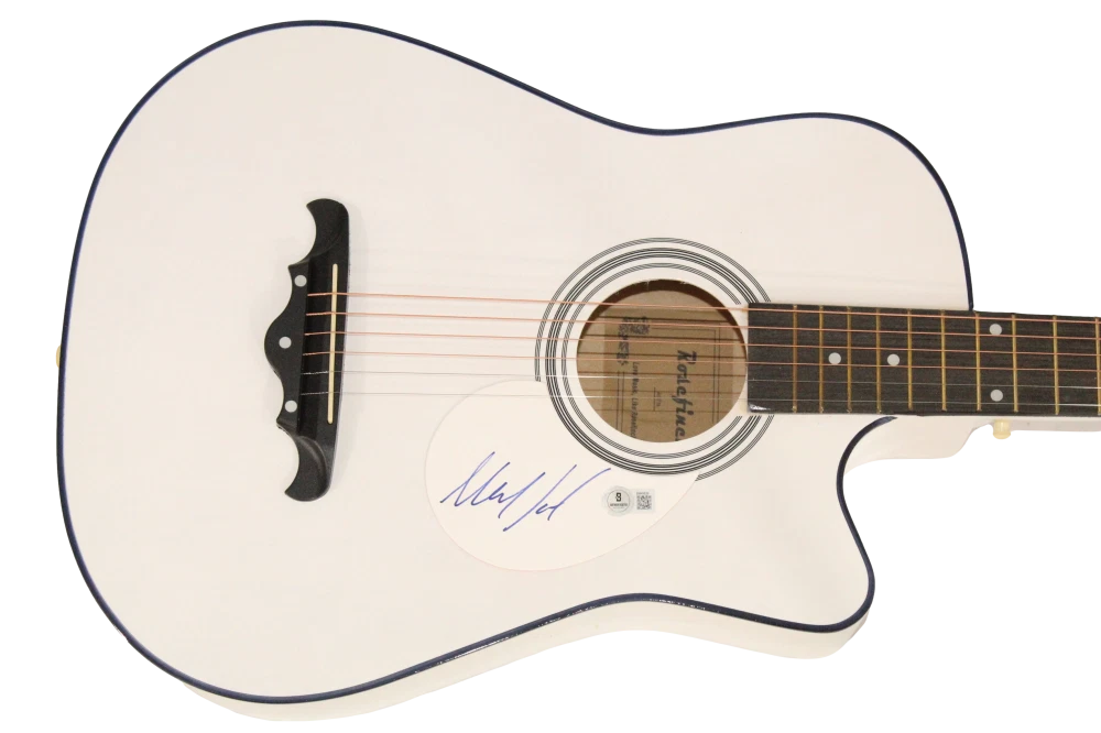 Mick Taylor The Rolling Stones Signed Autograph Acoustic Guitar w/ Beckett COA