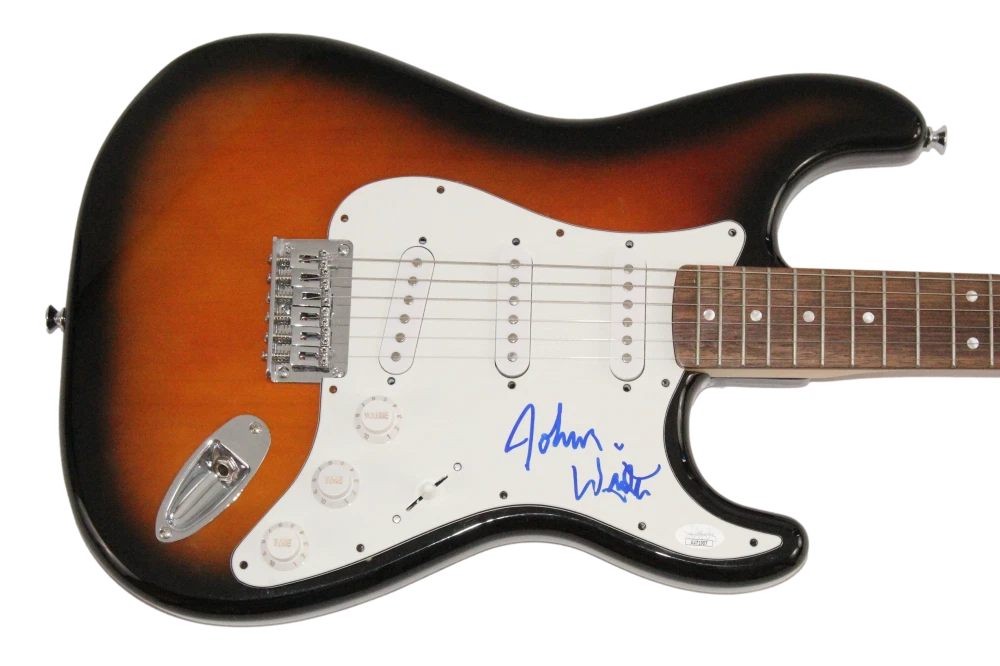 Johnny Winters Signed Autograph Fender Electric Guitar - Blues Rock Icon JSA COA