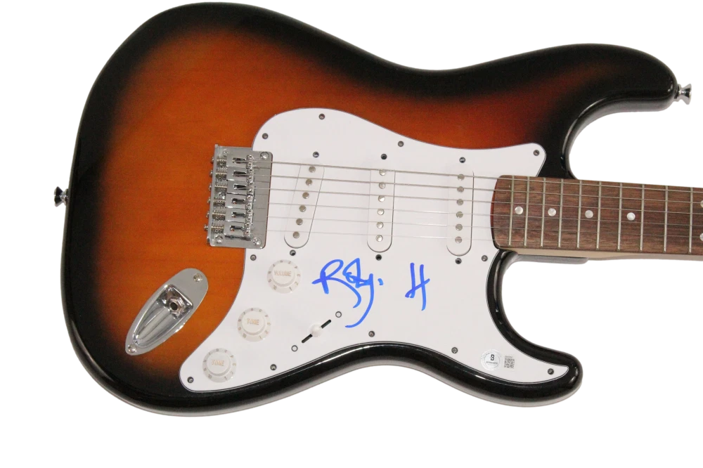 Robyn Hitchcock Signed Autograph Fender Electric Guitar - the Egyptians Beckett