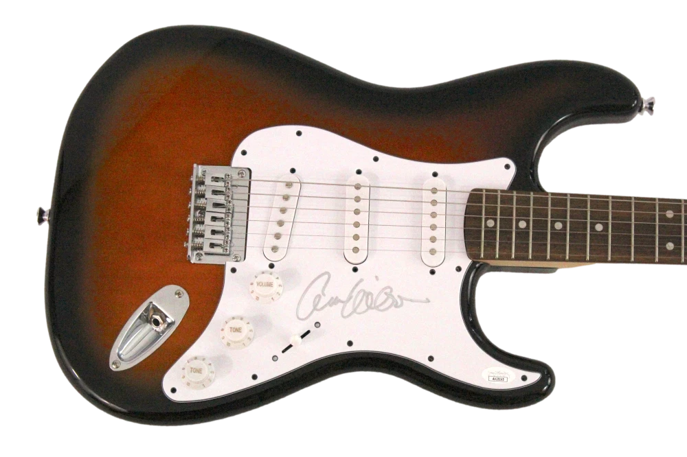 ANN WILSON HEART SIGNED AUTOGRAPH FENDER STRATOCASTER ELECTRIC GUITAR W/ JSA COA COLLECTIBLE MEMORABILIA