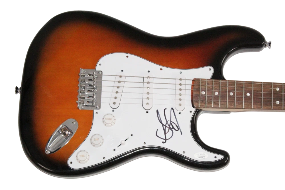 Steven Tyler Aerosmith Signed Autograph Fender Guitar - Get Your Wings JSA COA