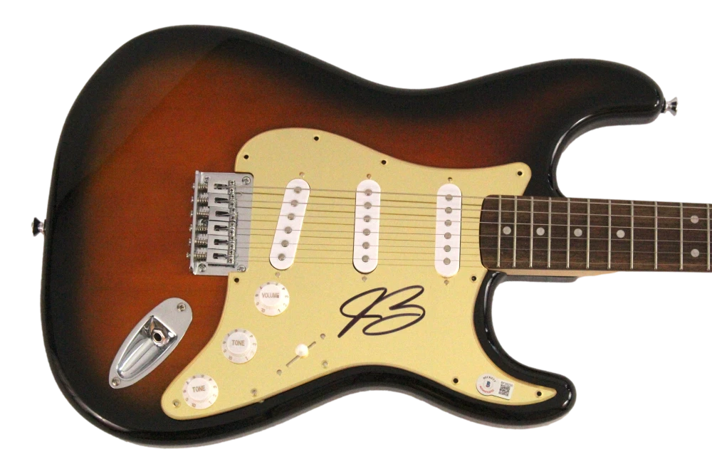 Joe Bonamassa Signed Autograph Mirrored Fender Electric Guitar w/ Beckett COA
