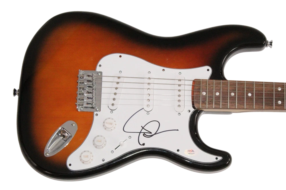 Till Lindemann Rammstein Signed Autograph Fender Electric Guitar w/ PSA COA