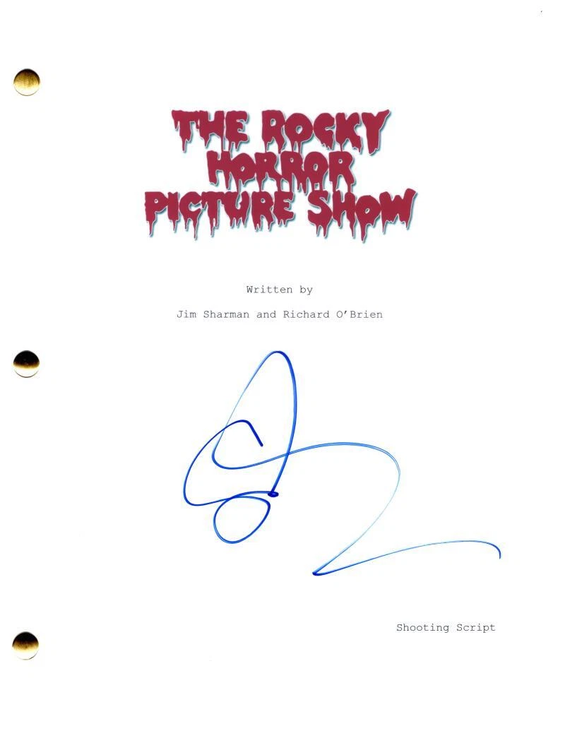 Susan Sarandon Signed Autograph The Rocky Horror Picture Show Full Movie Script