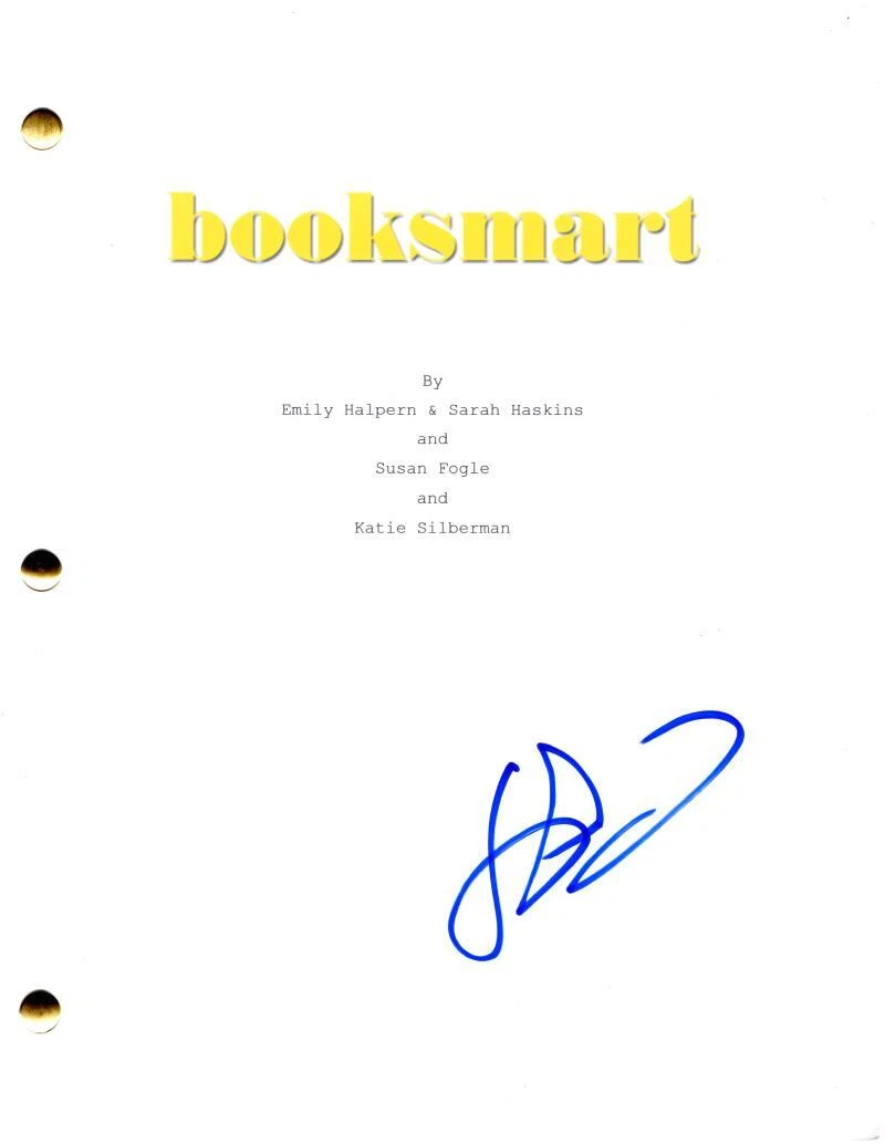 Kaitlyn Dever Signed Autograph Booksmart Full Movie Script Screenplay