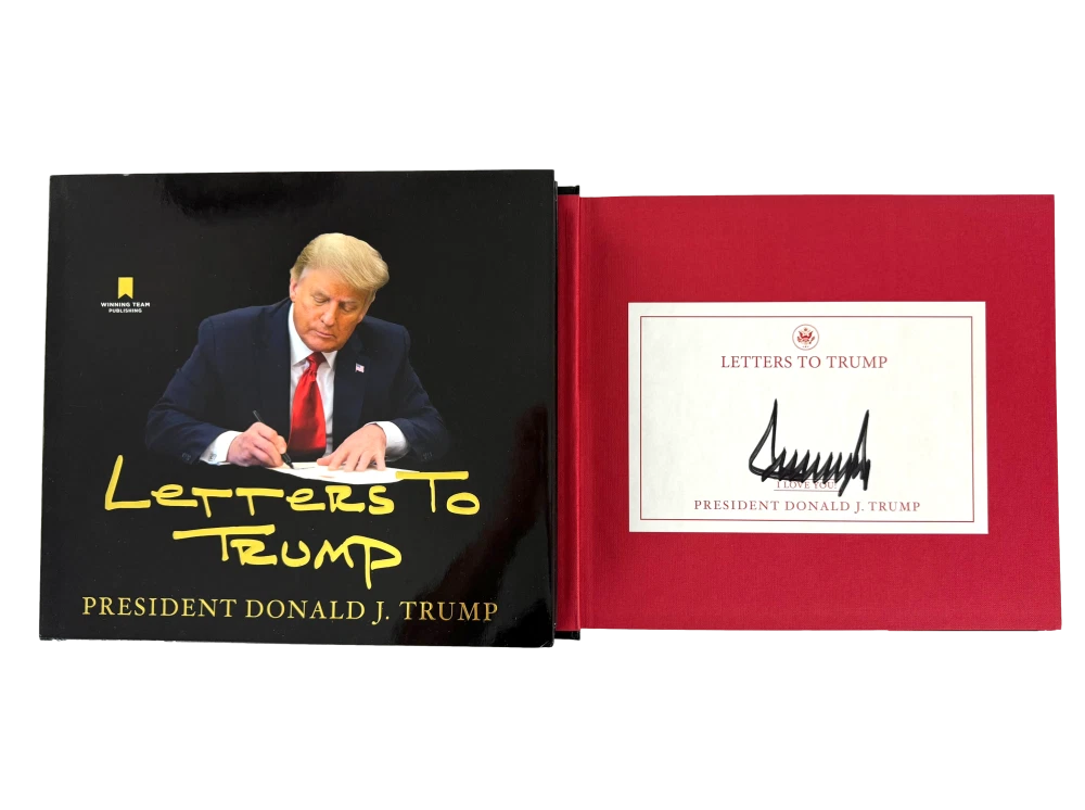 President Donald J Trump Signed Autograph Letters to Trump Book - MAGA JSA COA