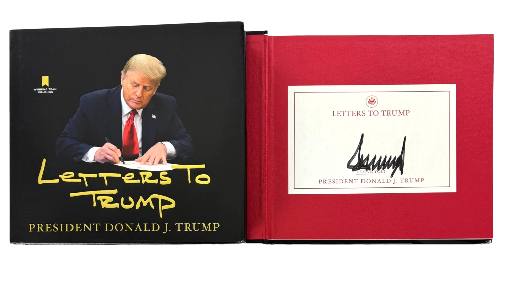 President Donald Trump Signed Autograph Letters to Trump Book 45 47 MAGA JSA COA