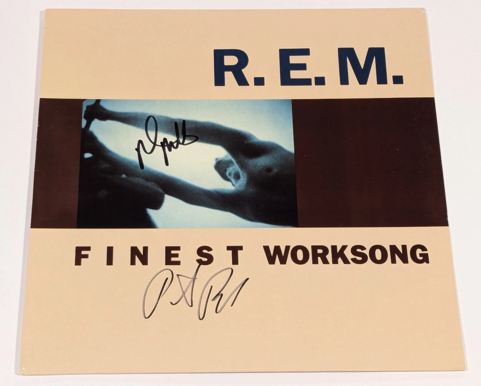 R.E.M. PETER BUCK MIKE MILLS signed 