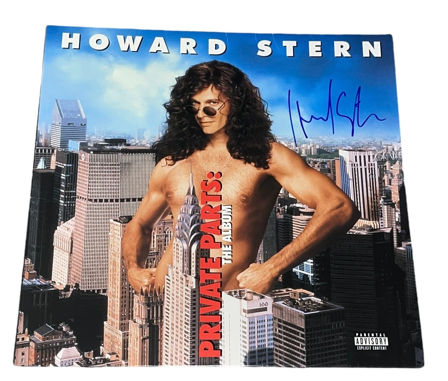 Howard Stern Signed Autograph Private Parts Album Vinyl Beckett BAS Rare NYC