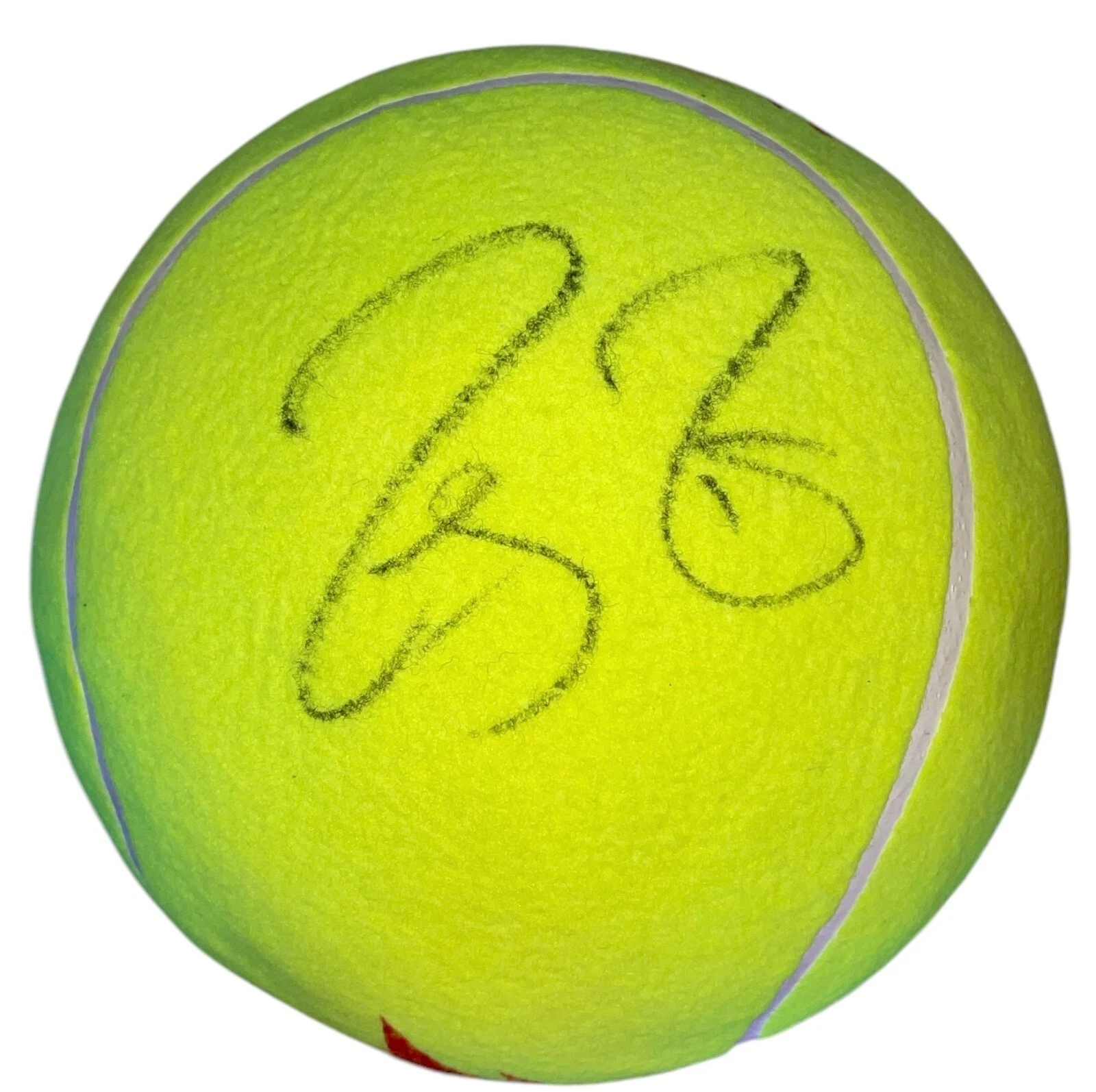 Roger Federer Signed Autograph Large Jumbo US Open Official Tennis Ball Beckett