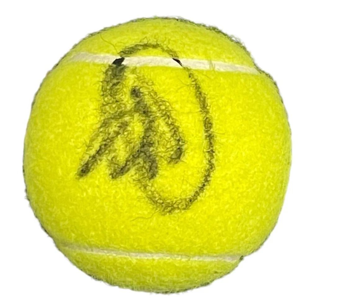 Novak Djokovic Signed Autograph US Open Official Tennis Ball Proof Beckett BAS E