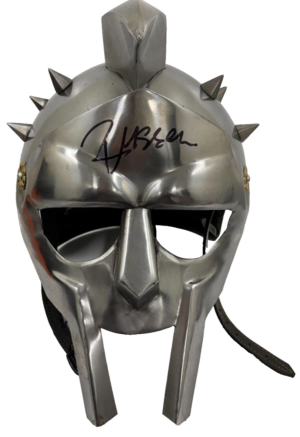 Russell Crowe Signed Maximus Gladiator Helmet Authentic Autograph Beckett