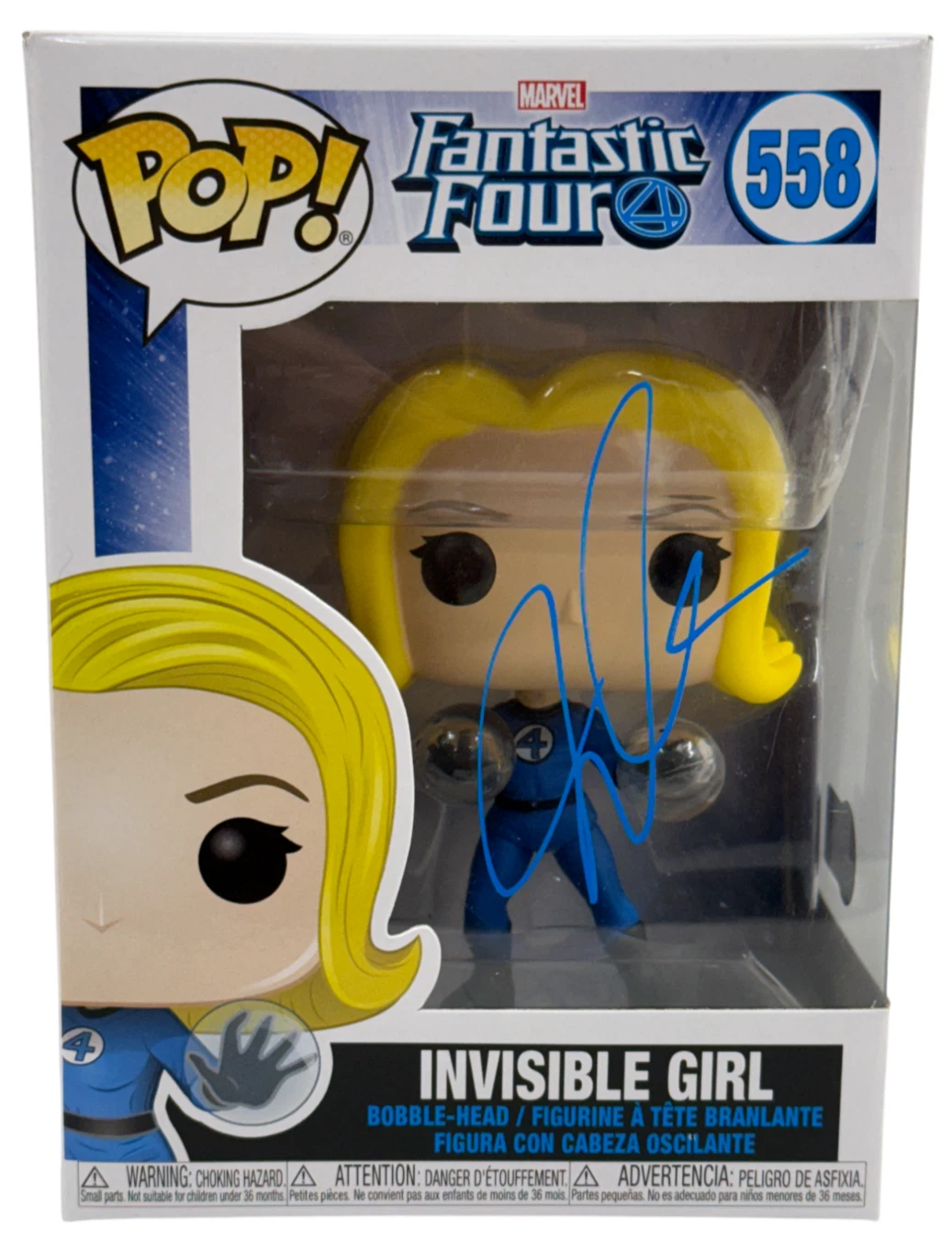 Jessica Alba Signed Invisible Girl Funko The Fantastic Four Autograph Beckett