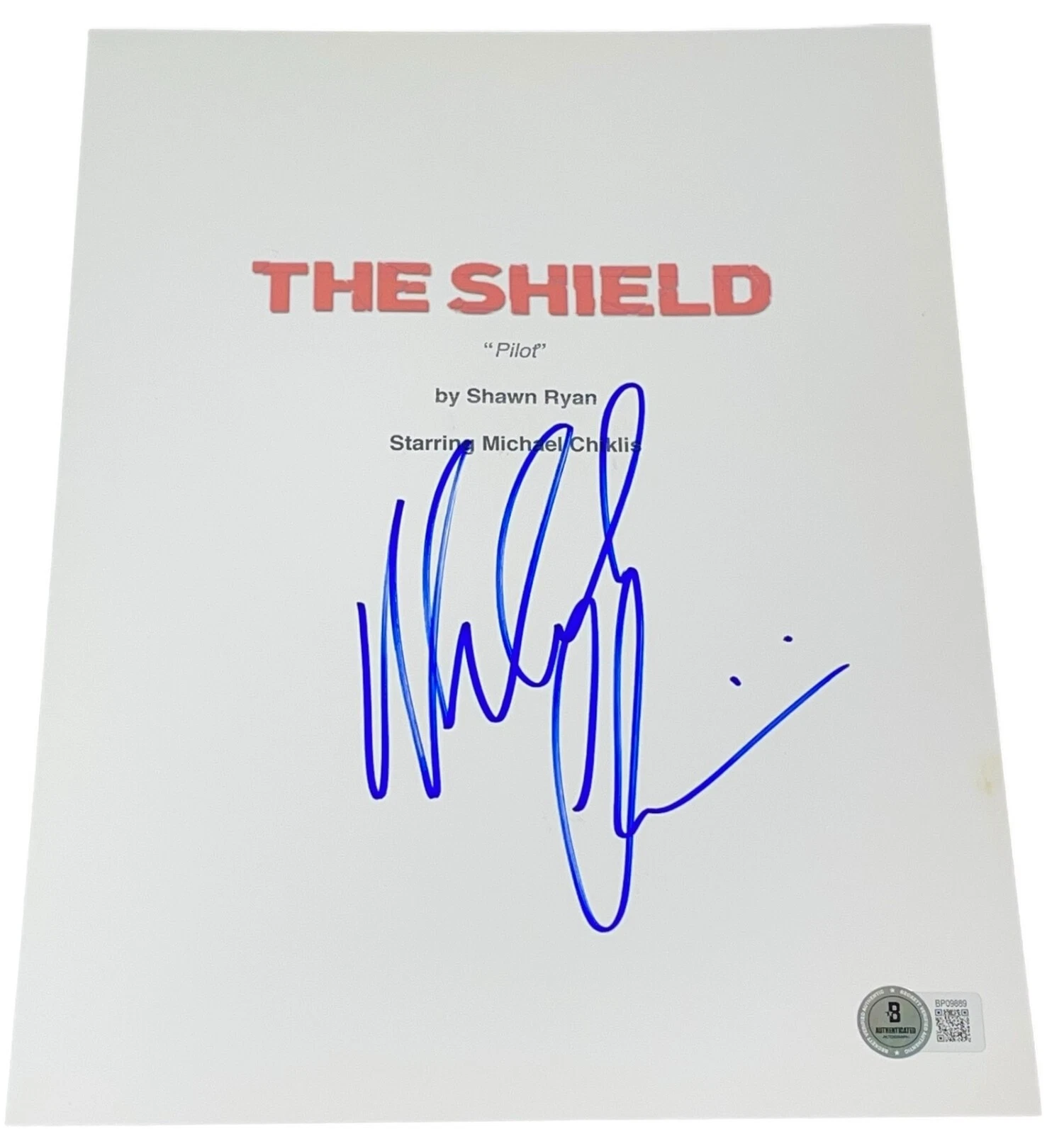 Michael Chiklis Signed Autograph The Shield 