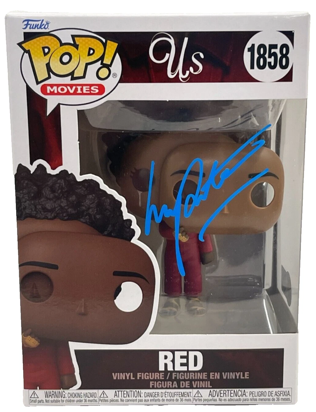 Lupita Nyong'o Signed Red Funko Us Authentic Autograph Beckett