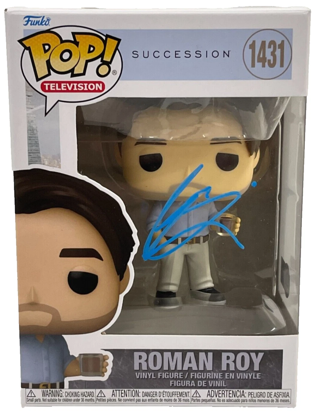 Kieran Culkin Signed Roman Roy Funko Succession Authentic Autograph Beckett