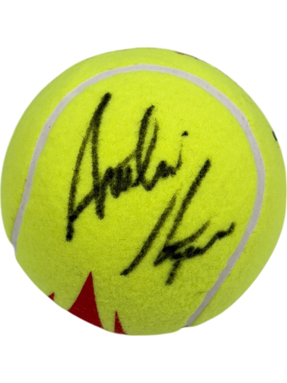 Andre Agassi Signed Mini Jumbo Tennis Ball Authentic Autograph Beckett LOA
