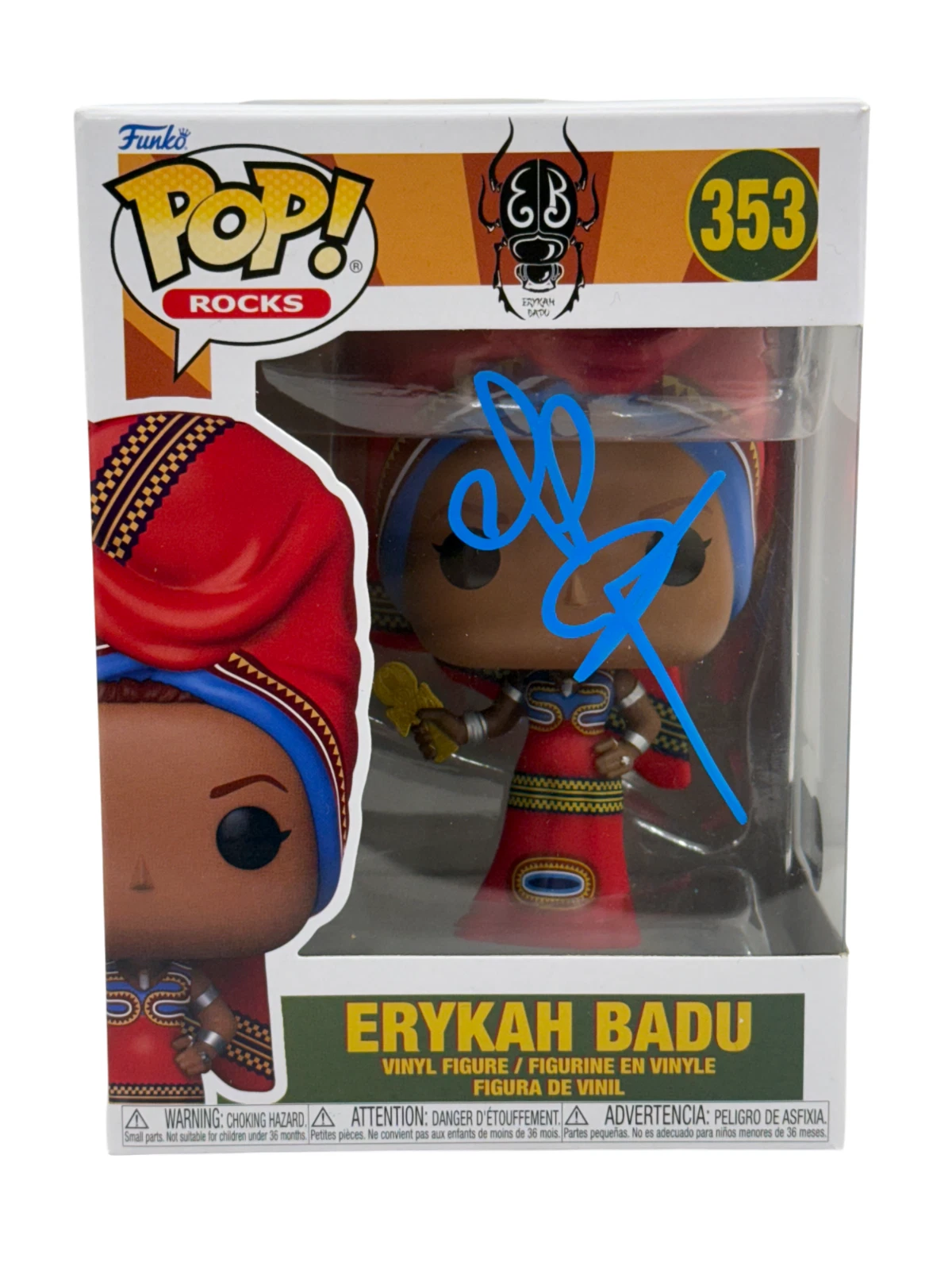 Erykah Badu Signed Funko Queen of Neo Soul Authentic Autograph Beckett