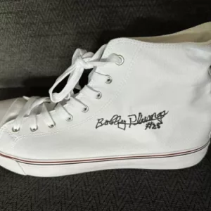 1954 Milan Indians Game Winning Shot Bobby Plump Signed New Shoe Hoosiers Movie