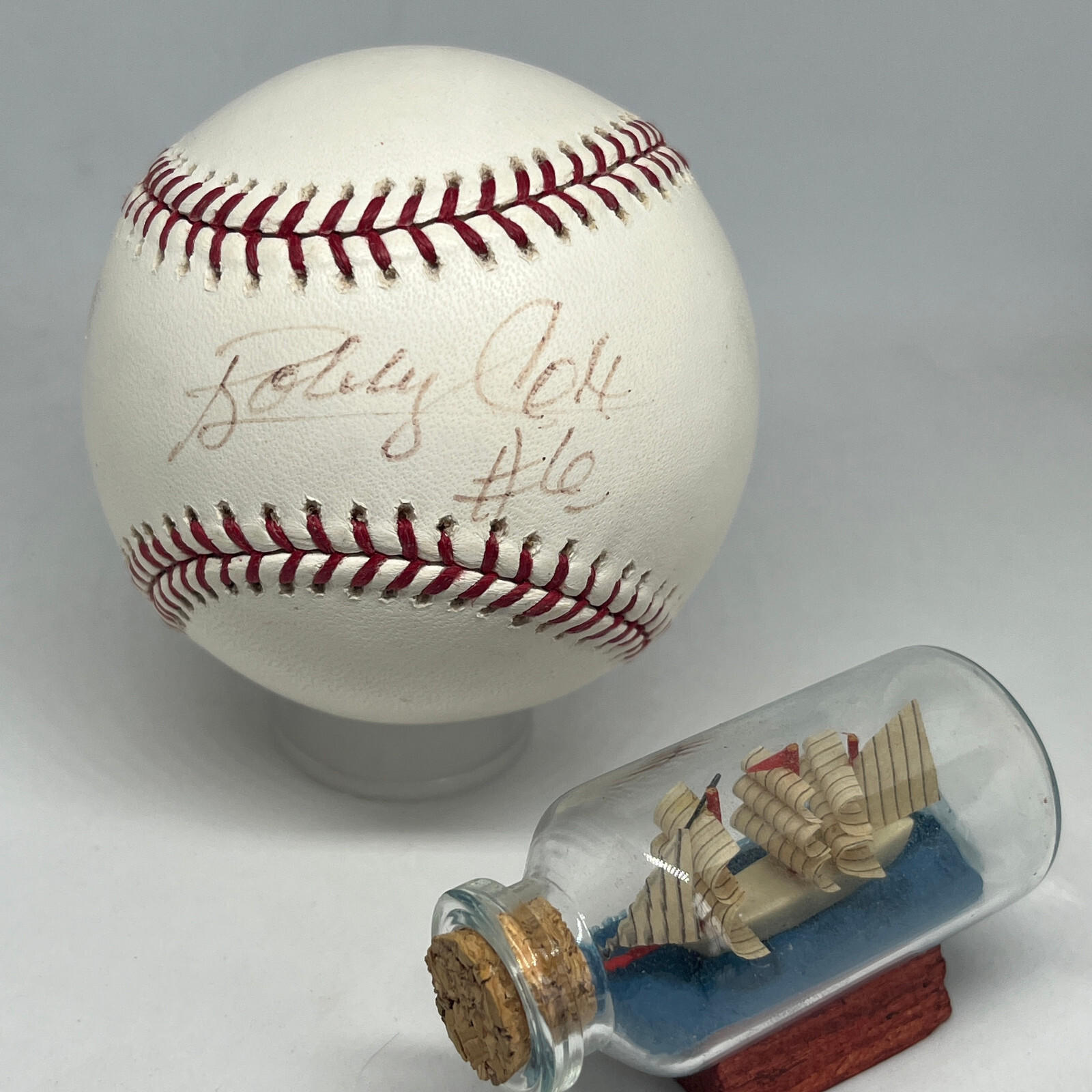 Bobby Cox signed Rawlings ONL Baseball JSA COA Braves Manager HOF Rare A3469