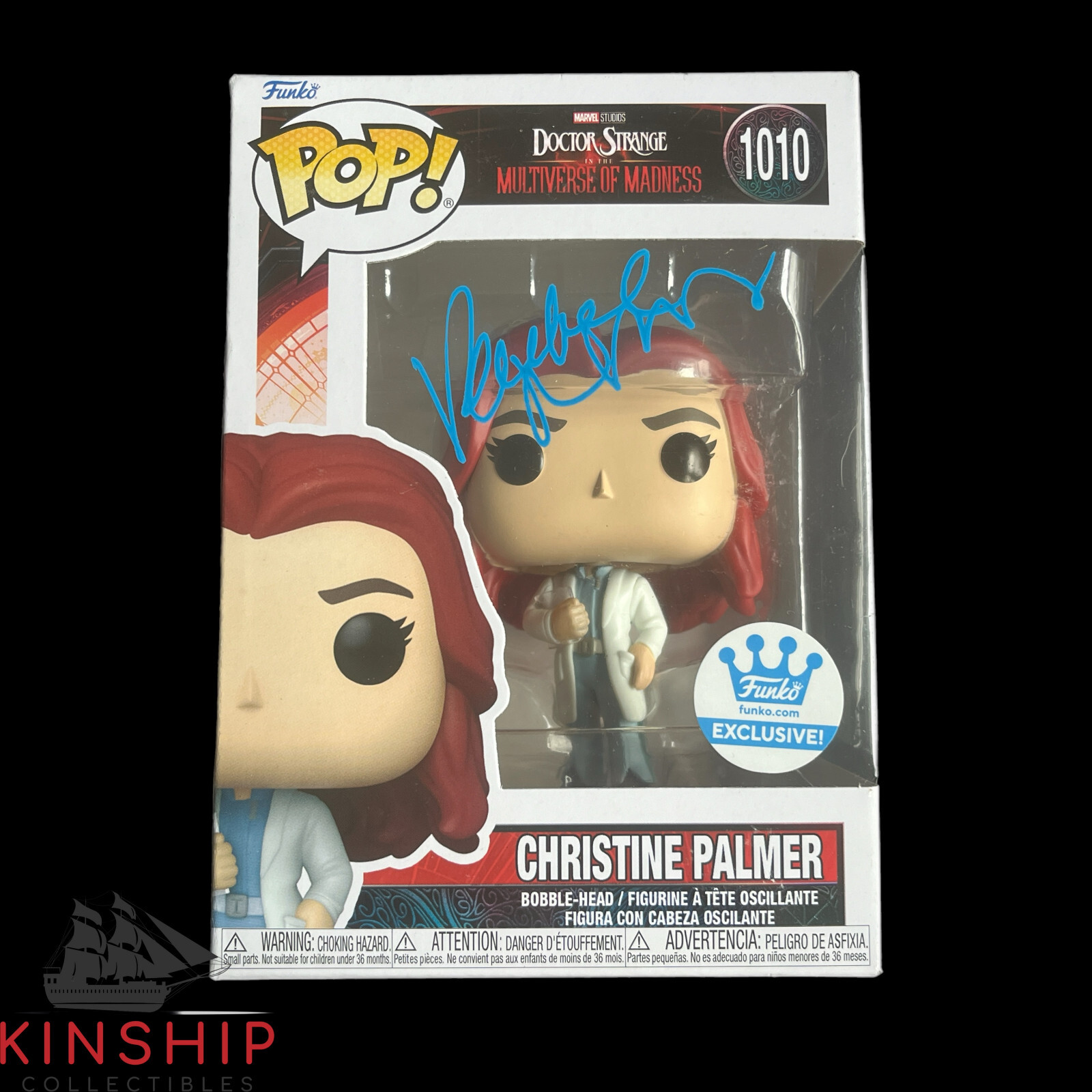 Rachel McAdams signed Funko Pop JSA COA Dr Strange Christine Palmer Auto Z1920