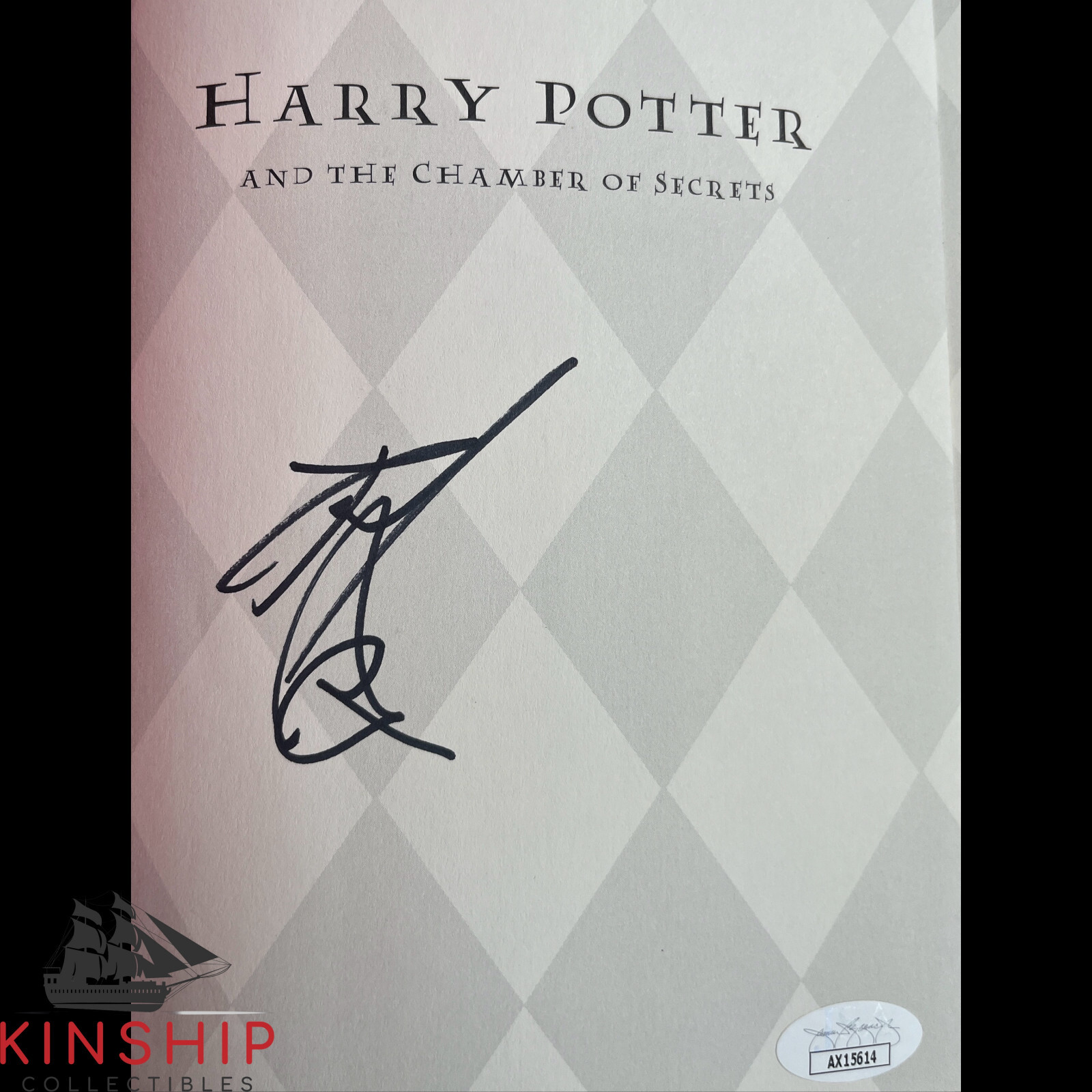 Daniel Radcliffe signed Harry Potter & the Chamber of Secrets Book JSA COA E248