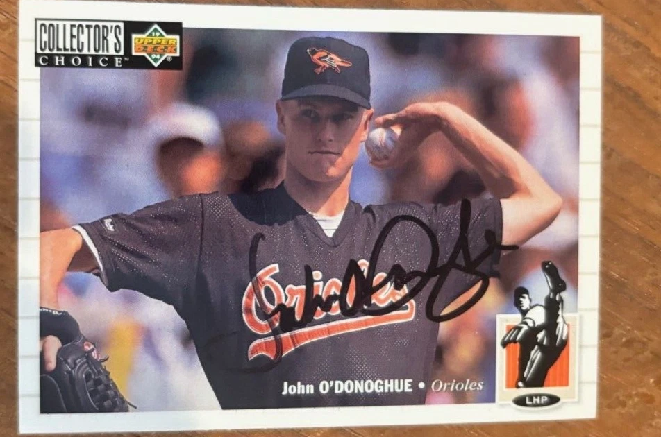 1994 Upper Deck Collectors Choice JOHN O'DONOGHUE Signed Card autographed