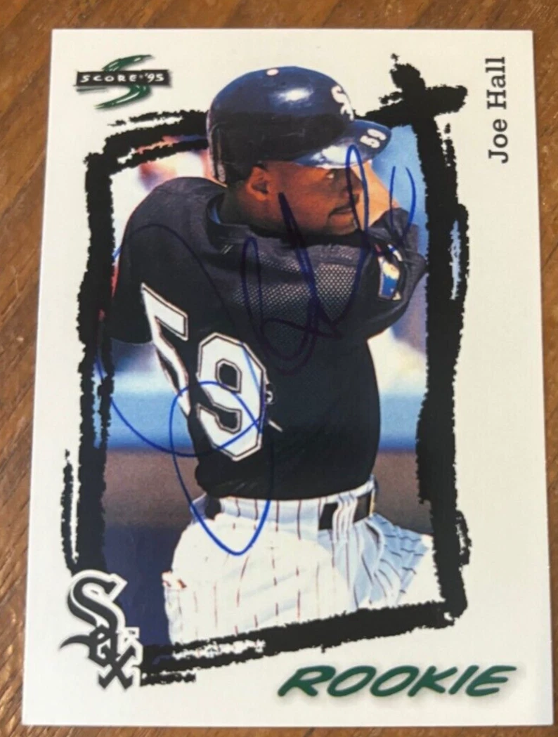 1995 Score Baseball Card #290 Joe Hall signed autographed card Chicago White Sox
