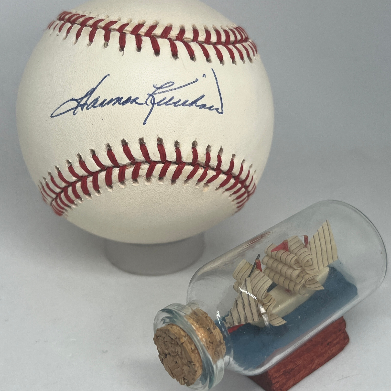 Harmon Killebrew signed Rawlings OAL Baseball JSA COA Twins HOF Auto A3490