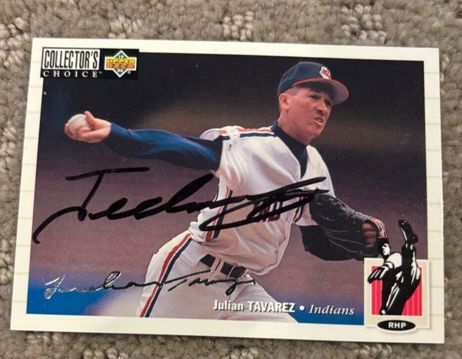 1994 Collector's Choice Silver Signature #274 Julian Tavarez signed autographed