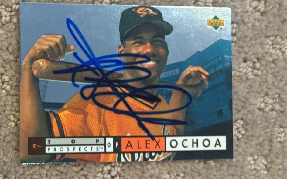 1994 Upper Deck #538 Orioles Alex Ochoa signed autographed Rookie Baseball Card