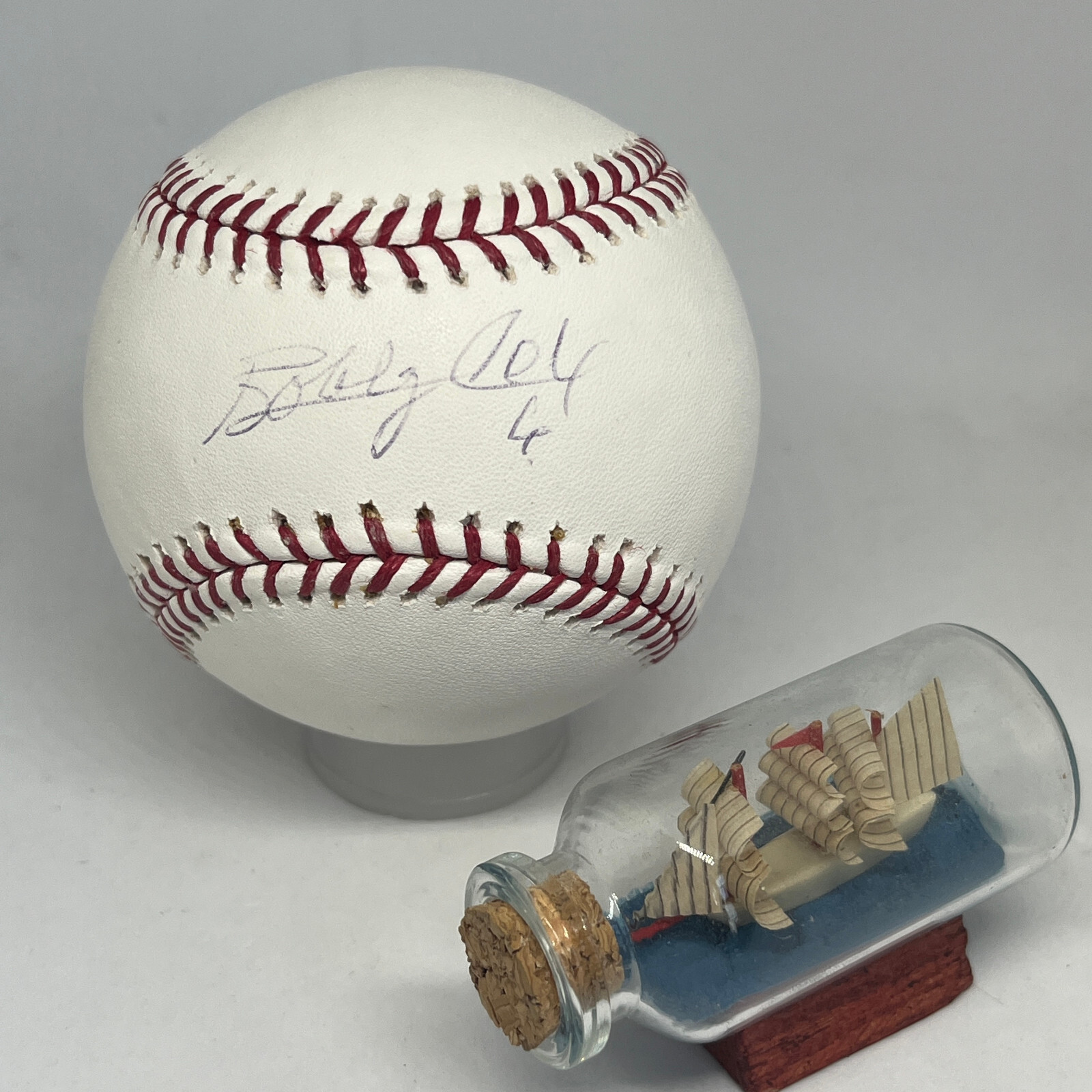 Bobby Cox signed Rawlings OML Baseball JSA COA Braves Manager HOF Auto A3524