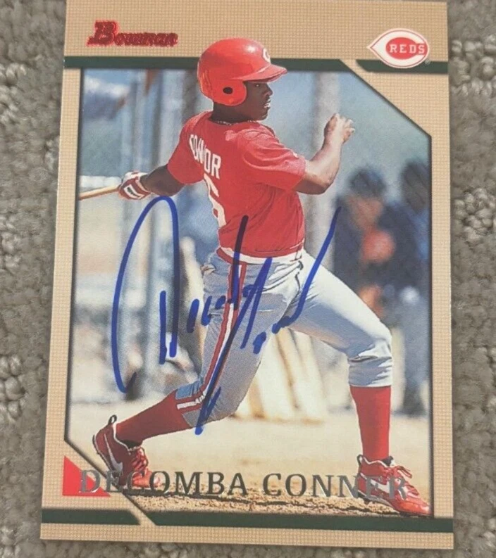 1996 Bowman#215 Decomba Conner signed autographed Card Cincinnati Reds