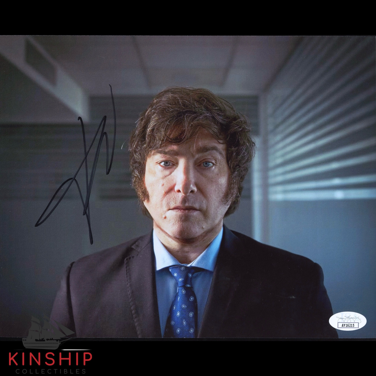 Javier Milei signed 8x10 Photo JSA COA President of Argentina Rare Auto B1662