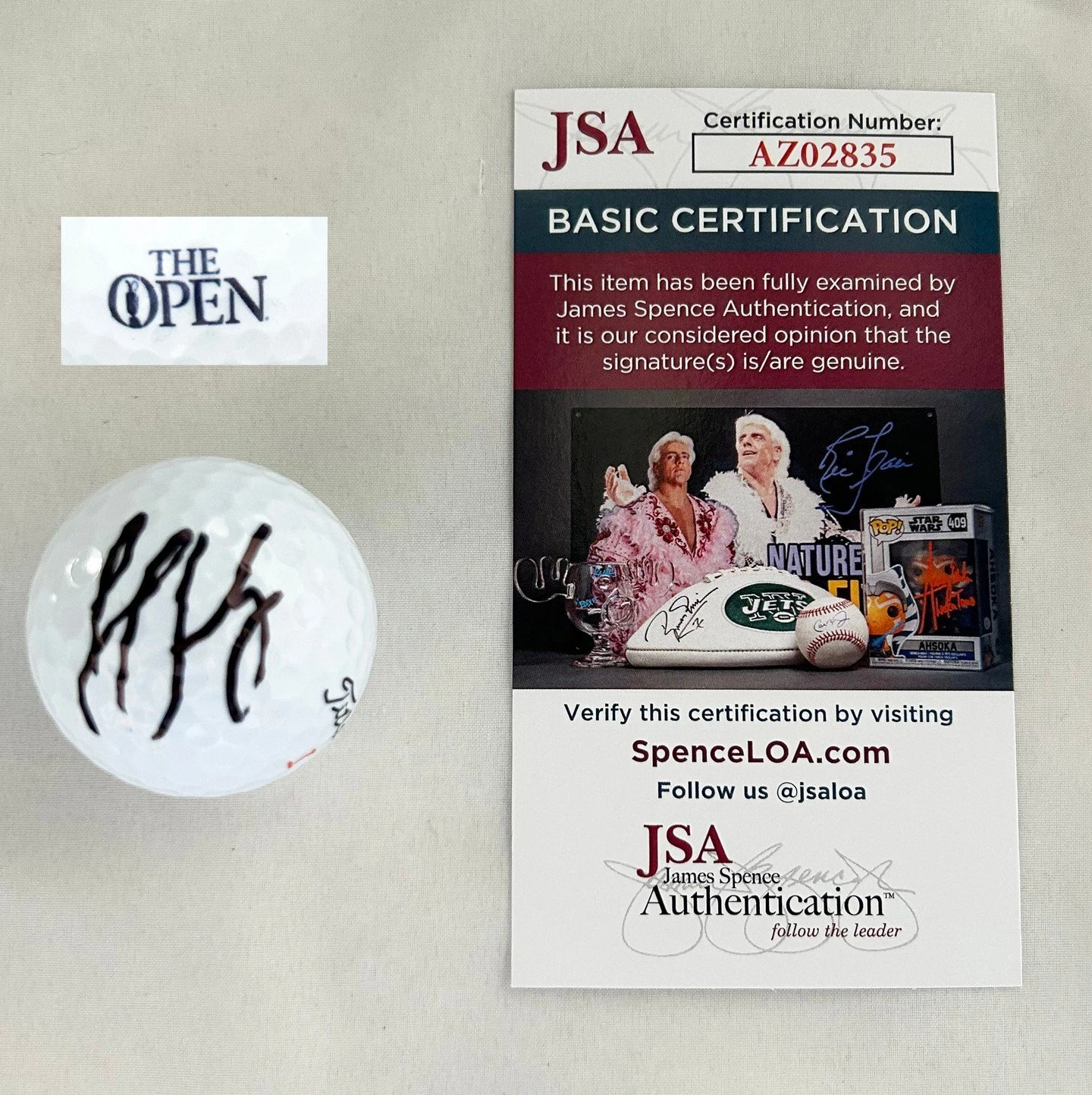 Louis Oosthuizen Signed Golf Ball 2010 The Open Championship JSA 1 COA